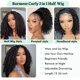 thumbnail image 5 of Yanonmyfd Half Wigs Human Hair 20 Inch Burmese Curly Wigs for Women 200% Density 3 In 1 Seamless Flip Over Half Wigs Beginner Friendly Glueless Wigs Human Hair with Spiral End Natural Color, 5 of 11