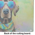 thumbnail image 5 of Chocolate Labrador Hippie Dawg Glass Cutting Board Large 12 in x 15 in, 5 of 5