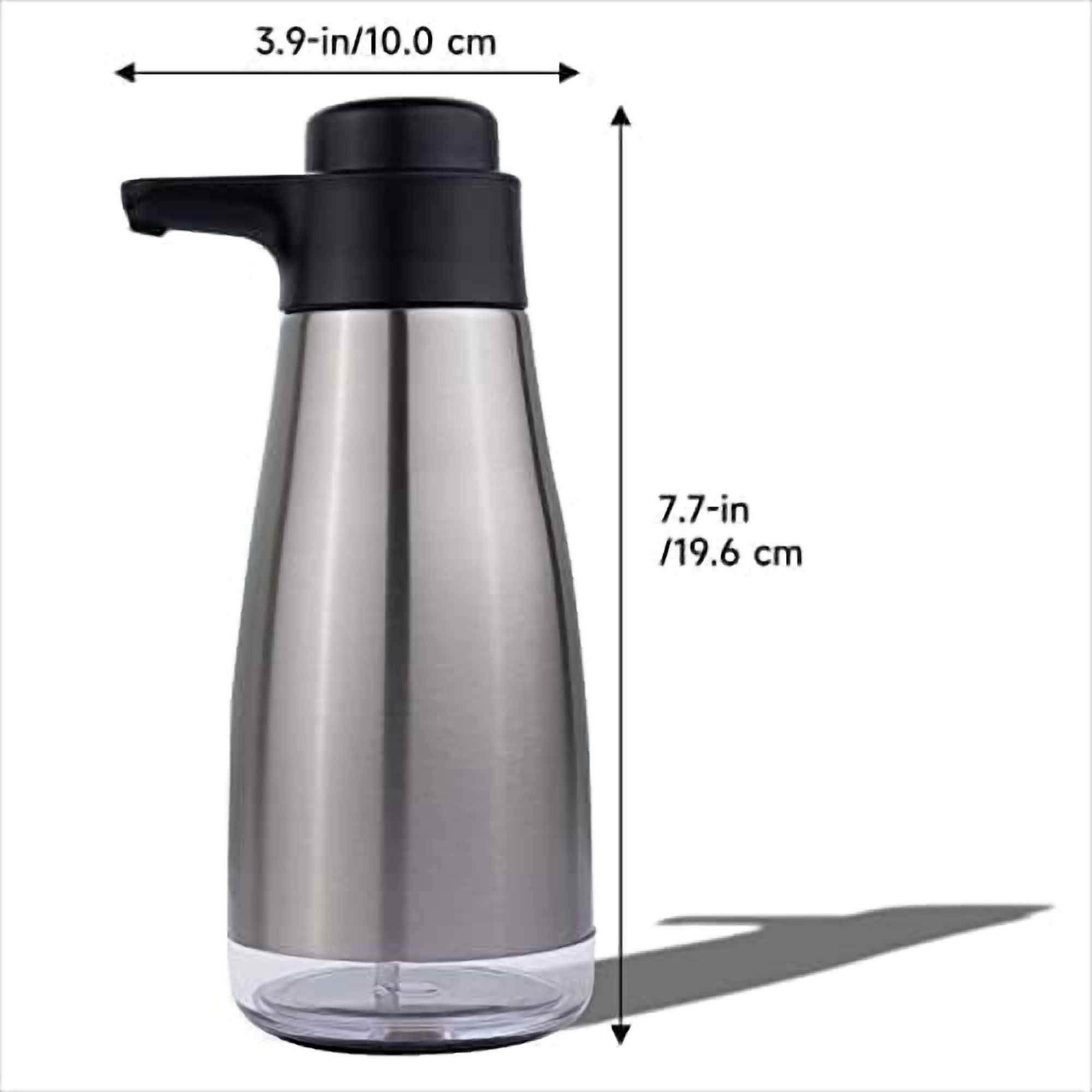 15fl.oz Stainless Steel Liquid Soap Dispenser for Dish and Hand Soap