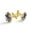 Color 4, variant on Men's Classic Stainless Steel, Electric Guitars Color Pattern Cufflinks Business Wedding Shirts, Golden