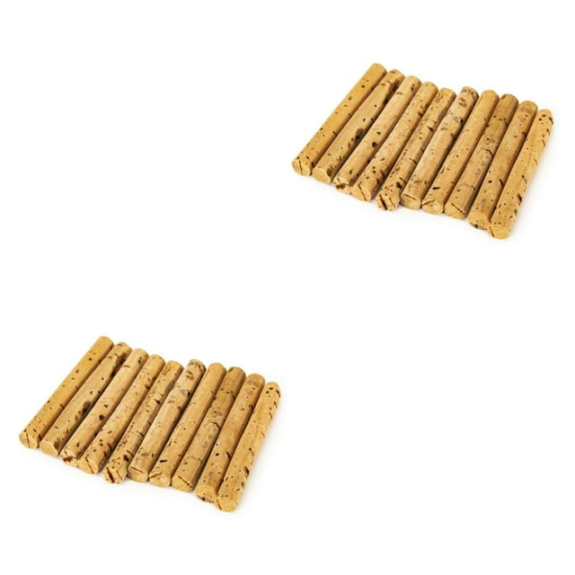 Eigraketly 10 Uds. De palos de corcho para pesca de carpa ligera, cebos multiusos, señuelos granulares, palo de suficiente profesional a flote de 6mm 2piezas Eigraketly CBP436625