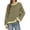Yellow #12, variant on Women Crew Neck Horizontal Stripe Drop Shoulder Long Sleeve Loose Knit Sweater Fall Casual Pullover M