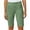 *1-Green, variant on Women's Pull On High Waisted Bermuda Shorts , Straight Leg Stretch Shorts For Women,Ladies' Knee Length Shorts with Pockets ,Brown,S-2XL