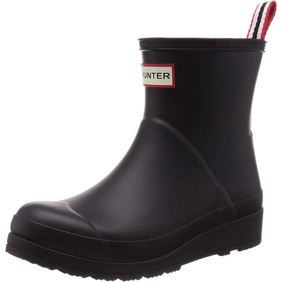 Hunter Women's S Play Short Boot Black , 11 M US