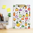 thumbnail image 2 of FORMRS Acrylic Clipboard with Low Profile Clip Standard A4 Letter Size, 12.5" x 9", Cute Vegetables, 2 of 8