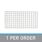 SSWBasics 2 x 4 Wire Grid Panel in Sleek Black - Sturdy Black Grid Wall Panels -