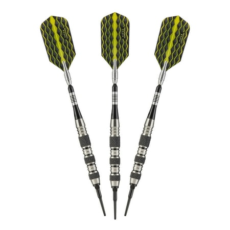 Freak 16' Barrel Front - Viper The Freak Soft Tip Darts Knurled and Shark Fin Barrel 16 Grams