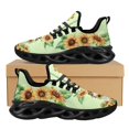 thumbnail image 1 of Zapatillas de deporte para mujer, bonitas zapatillas con estampado de calavera y girasol, con amortiguación de aire, calzado de plataforma para hombre, 1 of 6