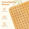 thumbnail image 5 of Lifewit 5.9" Crochet Blocking Board with 10 Pegs, Bamboo Granny Square Blocking Board for Knitting and Crochet Projects, Blocking Mats for Crocheting, Crocheting Accessories Gifts for Crocheters, 5 of 10