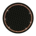 thumbnail image 4 of Posavasos de cristal brillante para coche, accesorio para oficina Cristal rosa negro, 4 of 7
