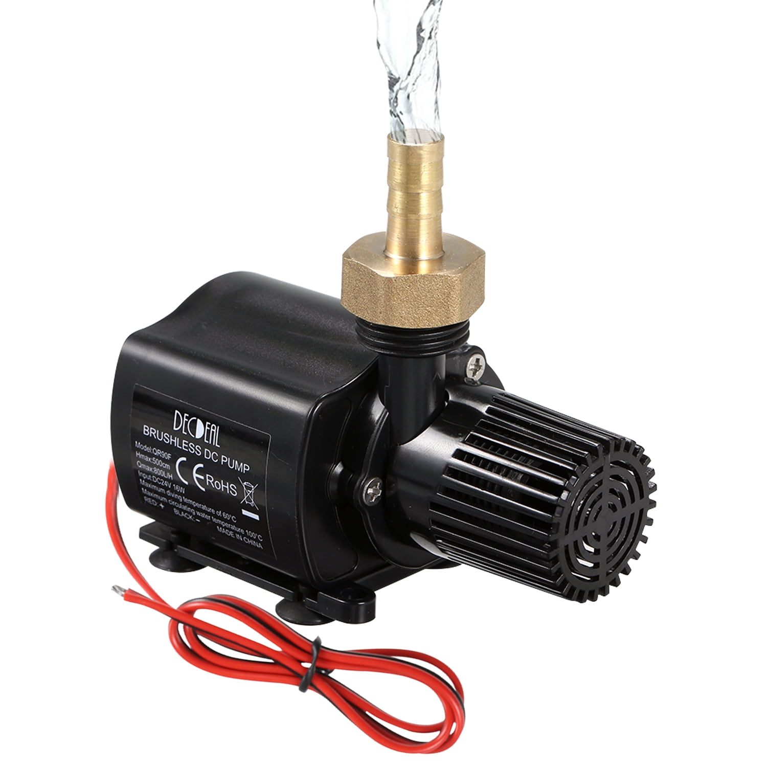 Decdeal Brushless Water Pump UltraQuiet Dc24V Micro Brushless Water