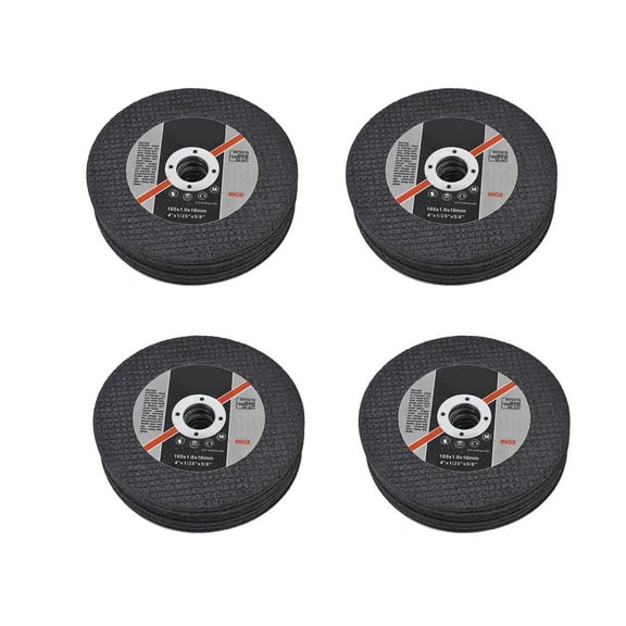findmall 100 Pack 4"x.040"x5/8" Cut off Wheel -Metal & Stainless Steel Thin Cutting Discs