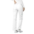 thumbnail image 2 of Adar Pantalon D\'uniforme Médical Droit pour Femmes, Cordon de Serrage, Popeline Durable, Noir, 2 of 7