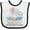 White and Black, variant on Inktastic My Noni Loves Me to the Moon and Back Elephant Family Boys or Girls Baby Bib