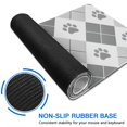 thumbnail image 6 of Long Mouse Pads for Desk,Pawprints Argyle Desk Mats on Top Of Desks, Desk Mouse Pad Extra Large with 3mm Non-Slip Base and Stitched Edge for Gaming,Office,Work,Home 31.5"x11.8", 6 of 6