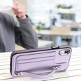 thumbnail image 6 of Dteck Wallet Case for iPhone XR, iPhone XR Case with Kickstand Leather Card Holder, Phone Protective Back Cover,Purple, 6 of 6