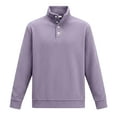 thumbnail image 4 of Men's High Neck Long Sleeve Button Placket Sweatshirt Digital Print Design Fall Winter Casual Wear Oversized Pullover Long Sleeve Crewneck Casual Tops, 4 of 4