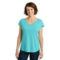 thumbnail image 1 of Discontinued District &174; Femmes Drapey Cross-Back Tee. Dm416 L Aqua Ice, 1 of 1