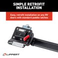 thumbnail image 3 of Lippert Components Entry Door Handle Extension 2022301969 LatchXtend; Black; Aluminum And Steel; 20 Inch Length x 4 Inch Width; With Mounting Hardware And 2 Keys, 3 of 6