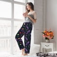 thumbnail image 4 of Uemuo Colorful Vintage Cactuses Pattern Women's Wide Leg Palazzo Lounge Pants with Pockets Light Weight Loose Comfy Casual Pajama Pants-XX-Large, 4 of 9