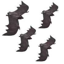 PILE Halloween Home Decor Bats as Halloween Decoration Simulation Of Rubber Terror With The Props 4PC
