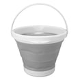 thumbnail image 3 of Lavadora ultrasónica portátil de 5 l con cubo plegable USB para ropa interior y calcetines de bebé, color gris, 3 of 14
