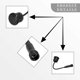 thumbnail image 5 of 1 Piece Car Parking Sensor Cable 185mm 02m Black Reverse Parking Waterproof Sensor Sound Alarm Parts Accessories, 5 of 5