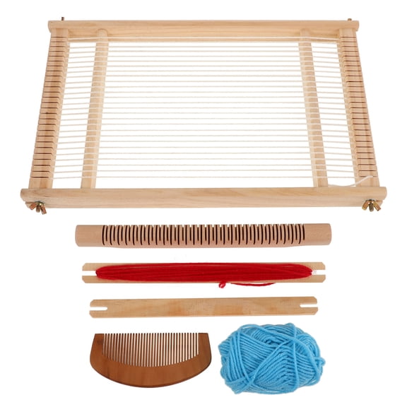 BESTYASH Tapestry Creation Loom Beech Wood Assorted Color 1 Set for Beginners
