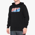 thumbnail image 1 of HOODED CLASSIC PULLOVER SWEATSHIRT BLACK 100% Sweatshirt Black, 1 of 2