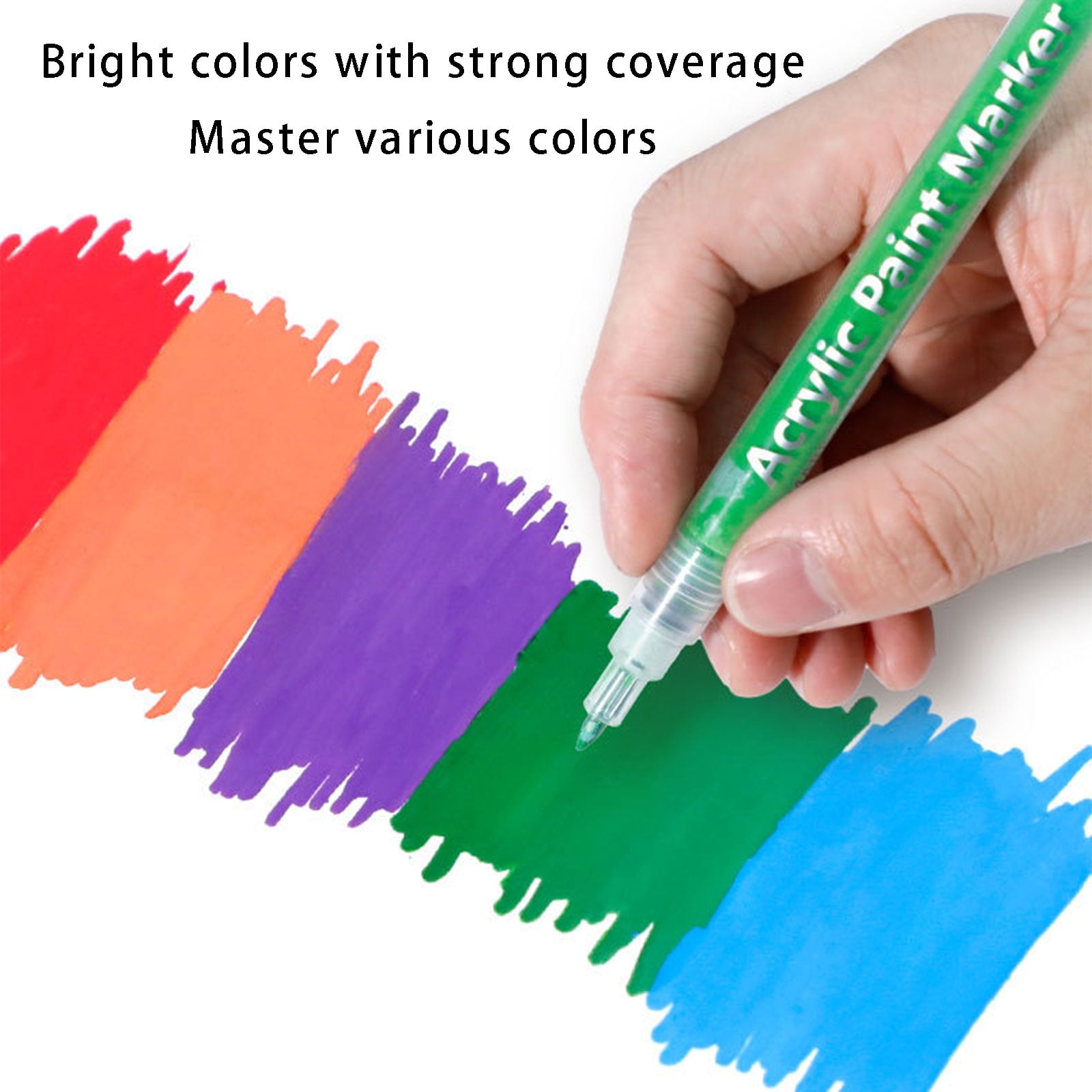 Pack of Drawing Pen Acrylic Nails Pens Set for Art and Design High Precisions Point Quick Drying Inks Practical Use
