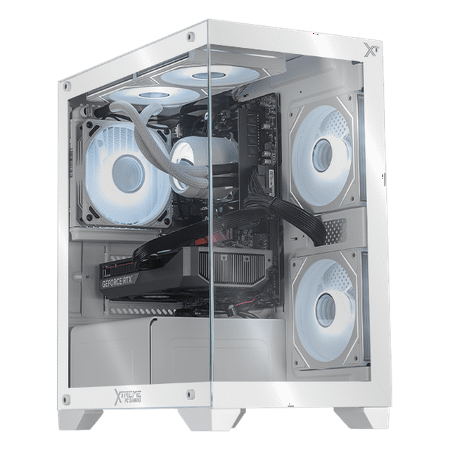 PC Gamer Xtreme PC Gaming NVIDIA GeForce RTX 5060 AMD Ryzen 7 5700 32GB SSD 1TB Sistema Liquido WIFI W10 White gaming 1080p, estudios y multitarea