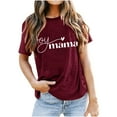 thumbnail image 3 of Herrnalise Boy's Mama Shirt, Life is Better With My Boys, Gift for Boy Mom, Mothers Day Shirt, Mom Birthday Gift, Mom Life Shirt burgundy, 3 of 5