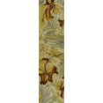thumbnail image 1 of 3' x 5' Ivory Tropical Leaves Wool Indoor Area Rug, 1 of 1
