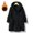 Black, variant on Womens Blouses Dressy Long Sleeved Hooded Neck Women Tops Dressy Casual with Pockets Solid Color Button Loose Stretchy and Flexible Plus Size Cute Pajamas Fall and Winter for Cozy Lounge