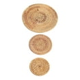 thumbnail image 6 of 4PCS Handmade Rattan Coaster, Natural Wicker Boho Coasters Set, Heat-resistant Drink Coasters for Coffee Table Housewarming Gifts Hot Drinking Home Decor Protecting Table, 6 of 7