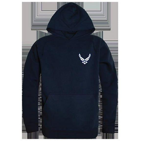 USAF Wing Graphic Pullover Sweatshirt, Navy - Large