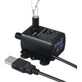 thumbnail image 1 of Ultra silencioso Mini Usb Dc5v 4.8w 300l / h Elevador 300cm Bomba de agua sin escobillas Fuente sumergible a prueba de agua con función de ajuste de flujo Banban LingWen 1327534320268, 1 of 1