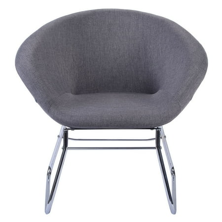 - Costway Modern Gray Accent Chair Leisure Arm Sofa Lounge Living Room Home Furniture