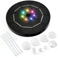 thumbnail image 1 of 16CM  Colorful Solar Fountain Pump 3.5W Powered with 7LED Colorful Light Floating Outdoor Water Feature for Garden Pool and Fish Tank, 1 of 11