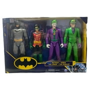 Batman 4-Pack Action Figures, Batman, Robin, The Joker, The Riddler