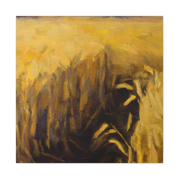 Golden Wheatfield Bliss - Canvas