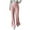 Pink, variant on RQYYD Women's Wide Leg Pants Ribbed Knit High Waist Casual Pants Lounge Pants