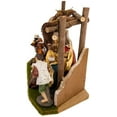 Kurt Adler 11 Figurine Nativity Set with Wooden Stable
