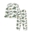 thumbnail image 2 of Wukai Cute Turtle Print Women's Pajama Set - Soft Long Sleeve Sleepwear for Comfort and Style-XX-Large, 2 of 9