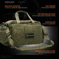 thumbnail image 4 of GRITR Duffle Bag for Hunting, Travel & Sports, Green Topography, 4 of 7