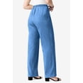 thumbnail image 3 of Roaman's Women's Plus Size Comfort Stretch Wide Leg Jean, 3 of 4