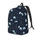 thumbnail image 1 of Disketp Night Forest Wolf print Canvas Backpack Lightweight Travel Daypack Student Rucksack Laptop Backpack-Medium, 1 of 5