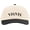 Creme/Black, variant on Upside Down Mama Embroidered Baseball Cap Two Tone Design Adjustable Snapback Hat (Creme/Black)