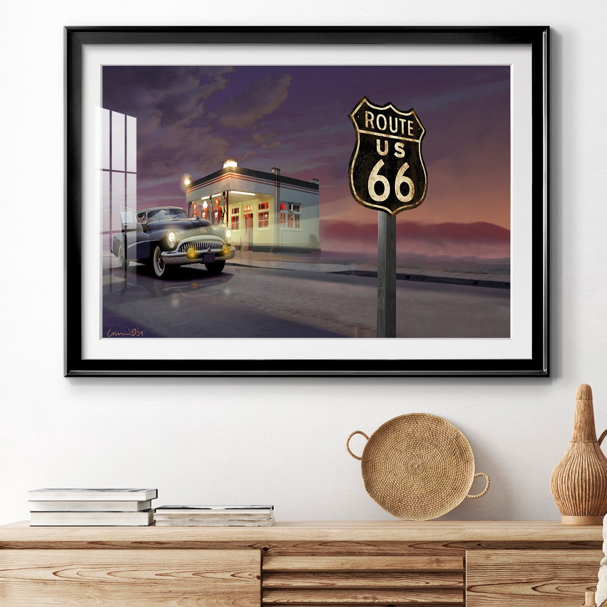 Route 66 Premium Framed Print - Ready to Hang