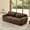 Chocolate + Plush + 2 Seat+32D High Density Sponge, variant on [Luckynote]Modular Sectional Sofa Couches,Soft Fluffy Plush Fabric Bottom Anti-Slip Design,32D High Density Sponge,No Assembly Required Ergonomic Design,With Throw Pillows Fits Living Rooms,Chocolate